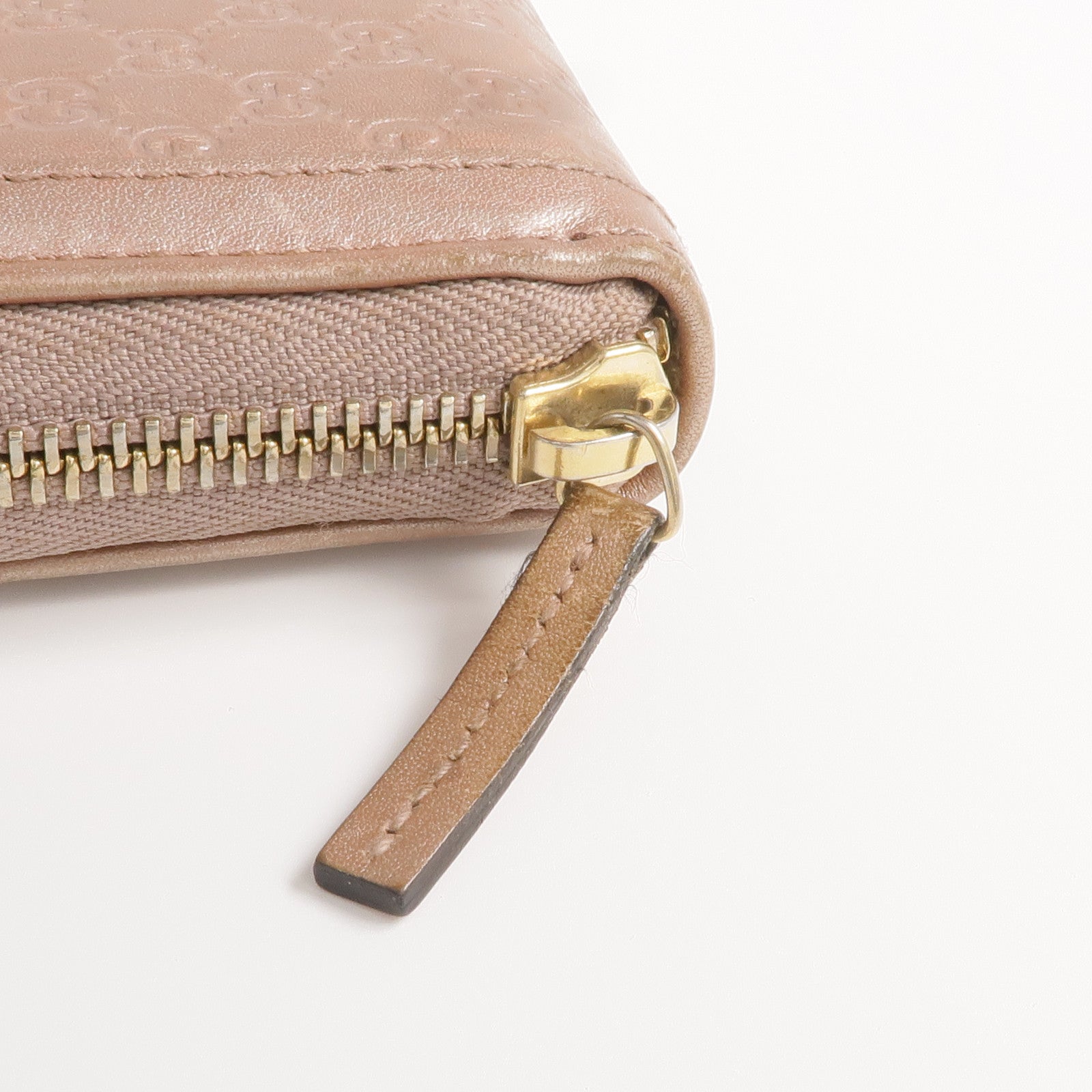 GUCCI 【激減優惠】牛皮皮革Long Wallet金扣長錢包