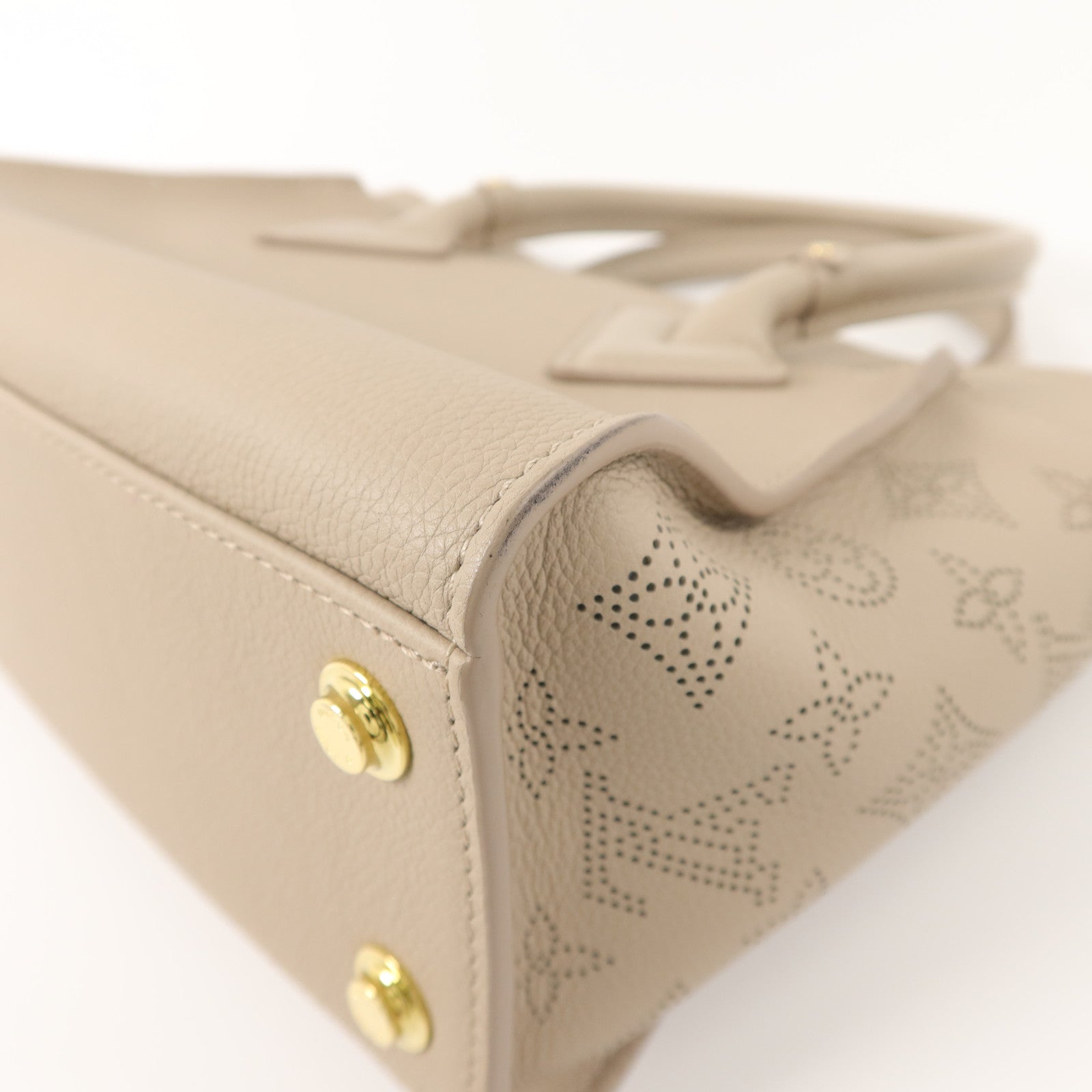 LOUIS VUITTON Monogram Mahina On My Side PM手挽肩背兩用袋