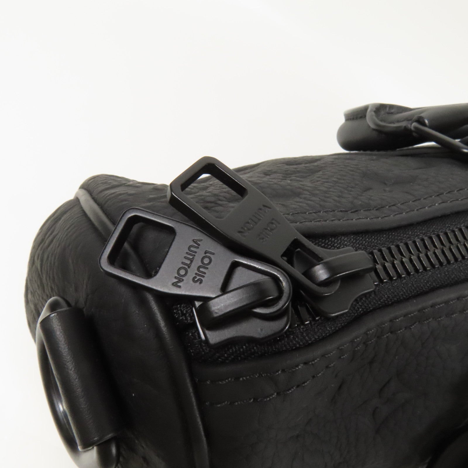 LOUIS VUITTON Monogram Taurillon Keepall Bandouliere35手挽肩背兩用袋