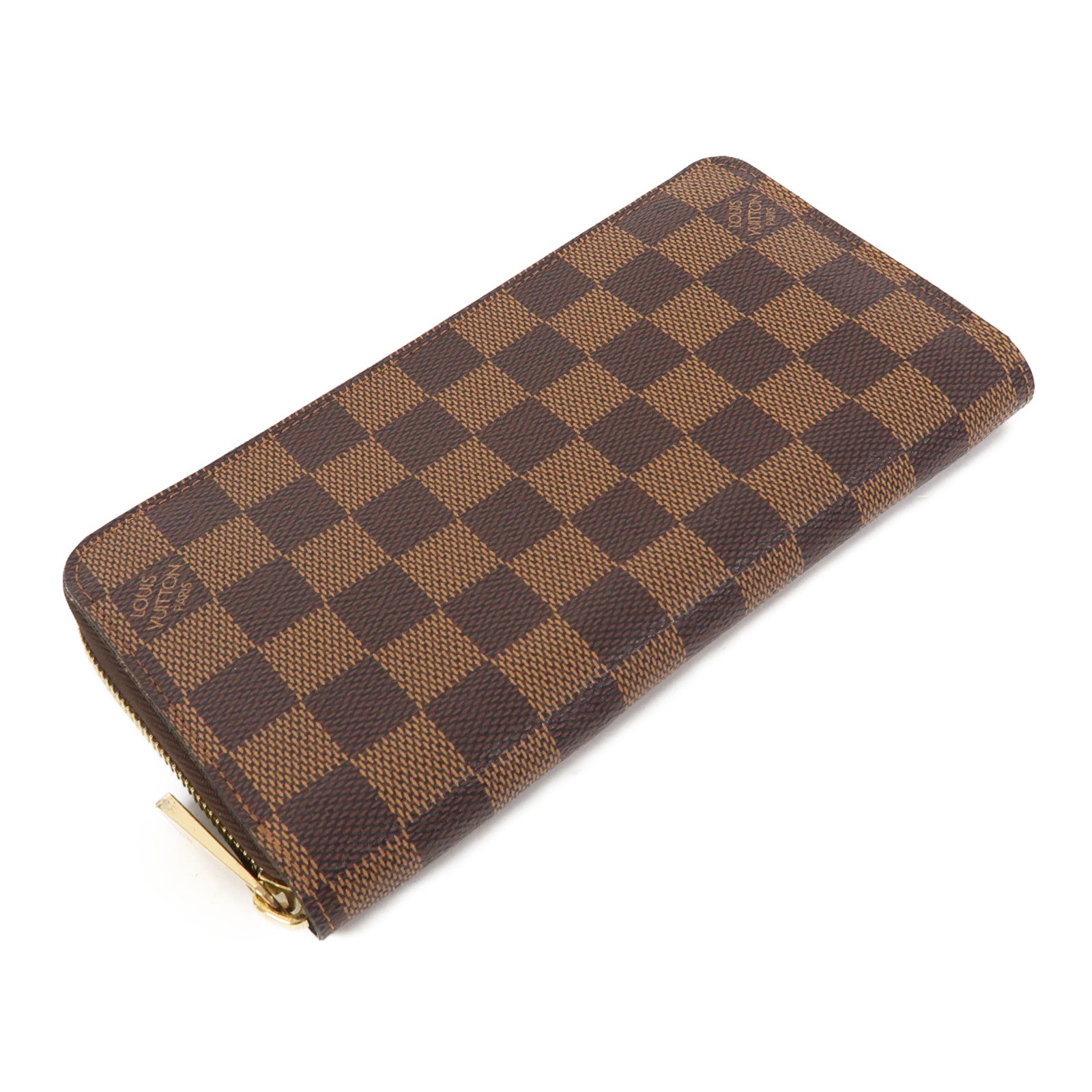 LOUIS VUITTON Damier Long Wallet金扣長錢包啡色