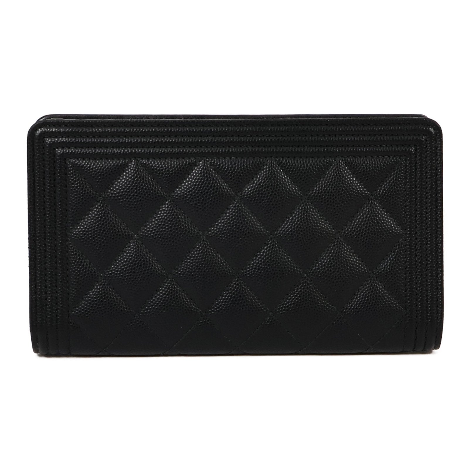 CHANEL 牛皮皮革Boy Chanel Long Wallet