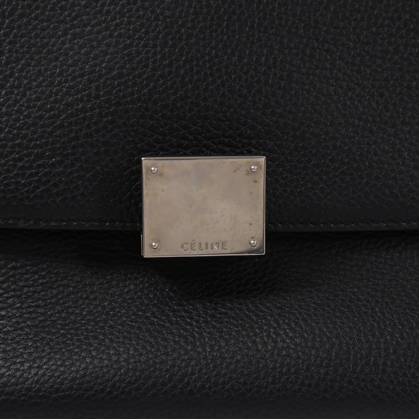 CELINE 牛皮皮革Trapeze Medium肩背袋