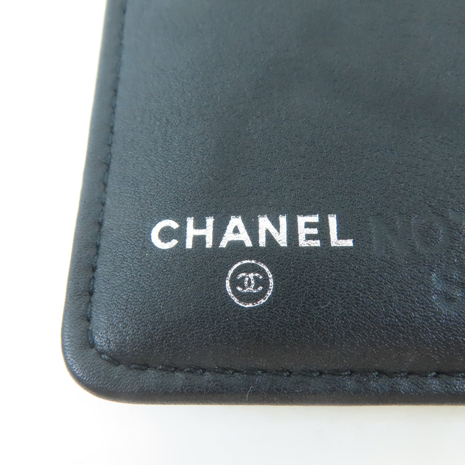 CHANEL 菱格漆皮皮革Coco Matelasse Wallet長錢包黑色