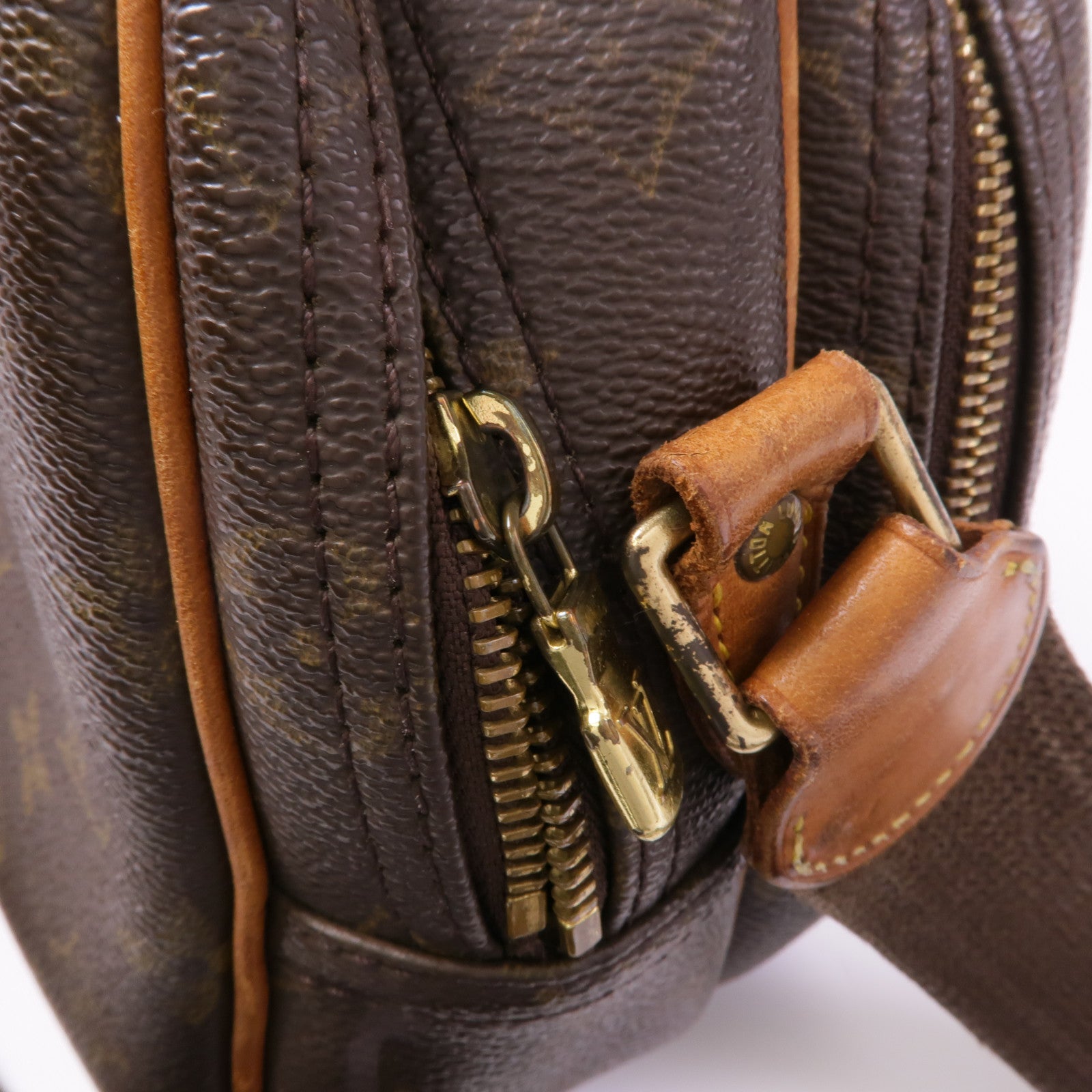 LOUIS VUITTON LV GHW Reporter PM Shoulder Bag M45254 Monogram Brown