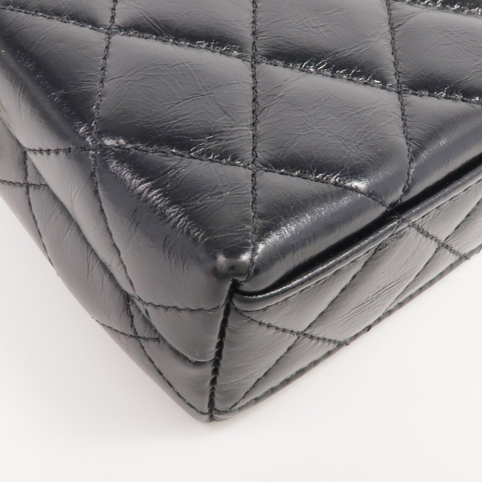 CHANEL 牛皮皮革Kelly Nano金扣手挽肩背兩用袋