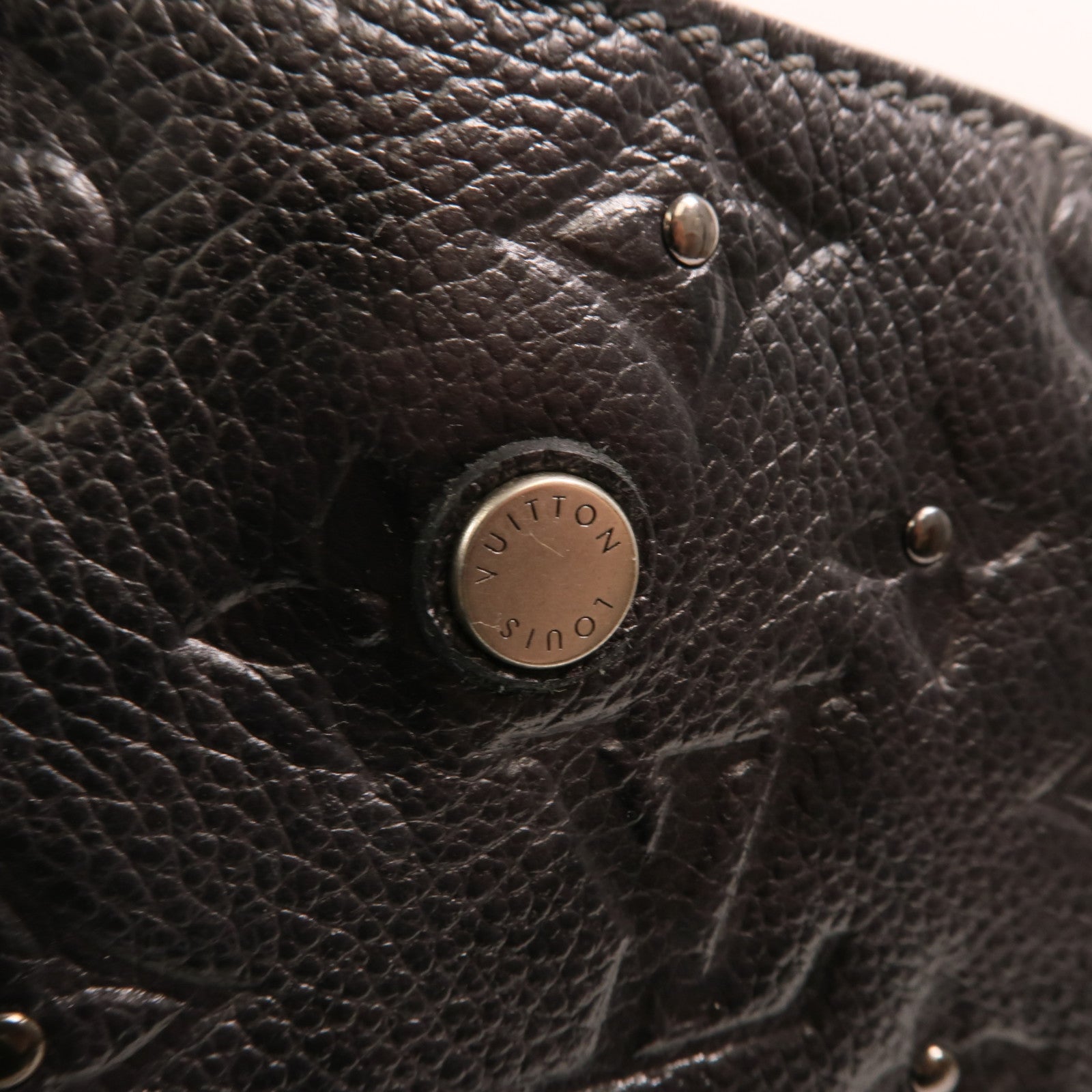LOUIS VUITTON 【激減優惠】Monogram Empreinte Montaigne BB銀扣手挽肩背兩用袋
