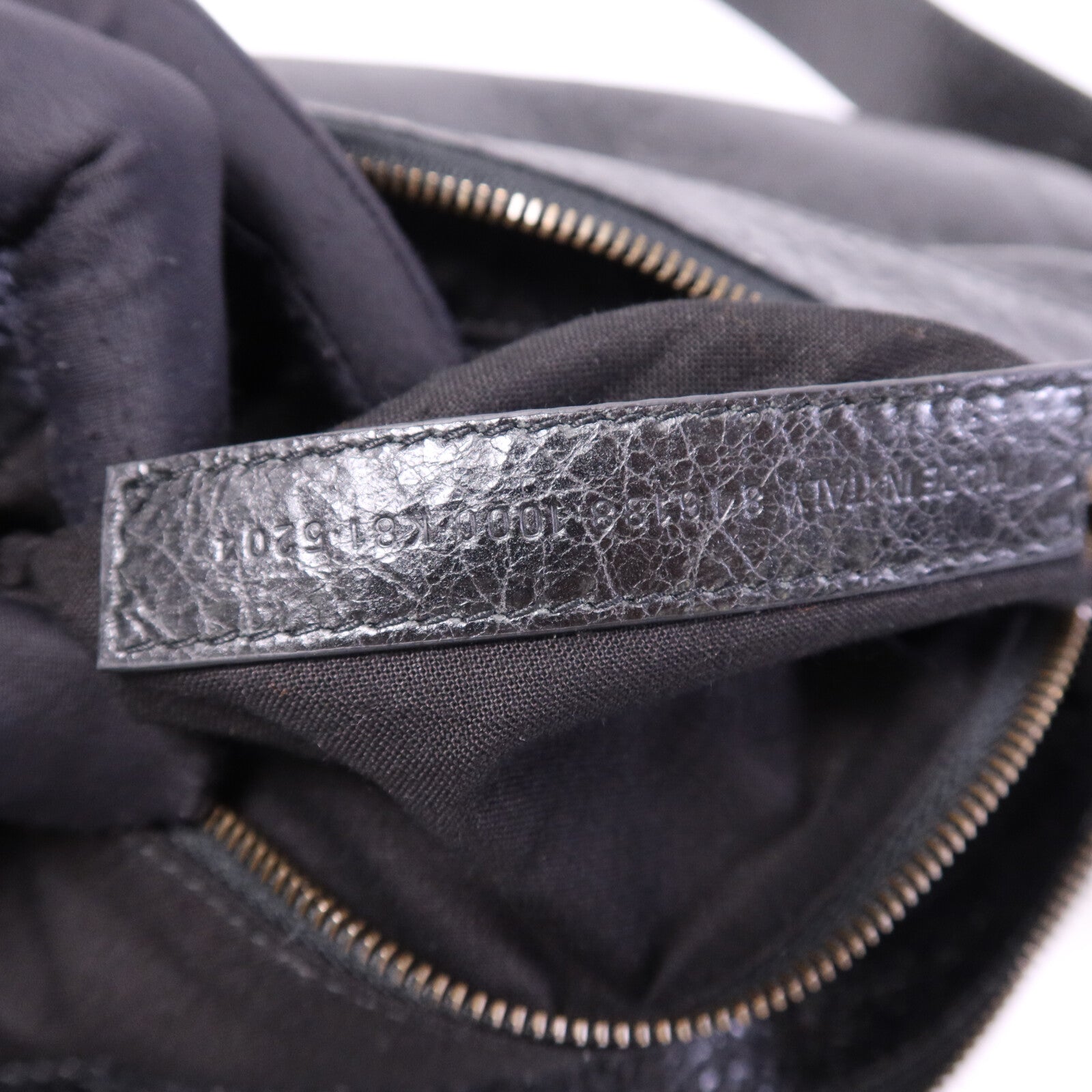 BALENCIAGA 羊皮皮革Le City Moto Small金扣肩背袋
