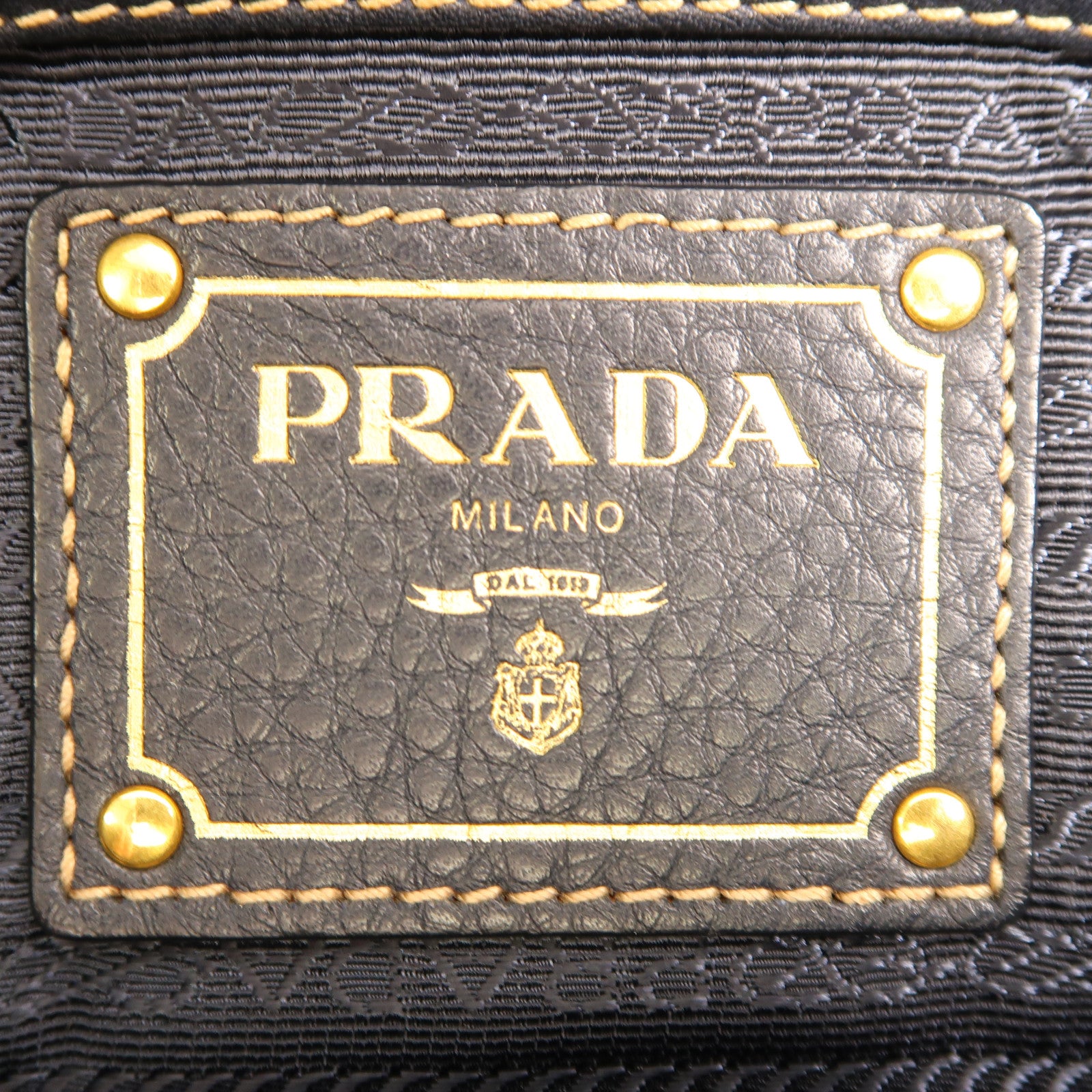 PRADA 尼龍2 Way Shoulder金扣手挽肩背兩用袋