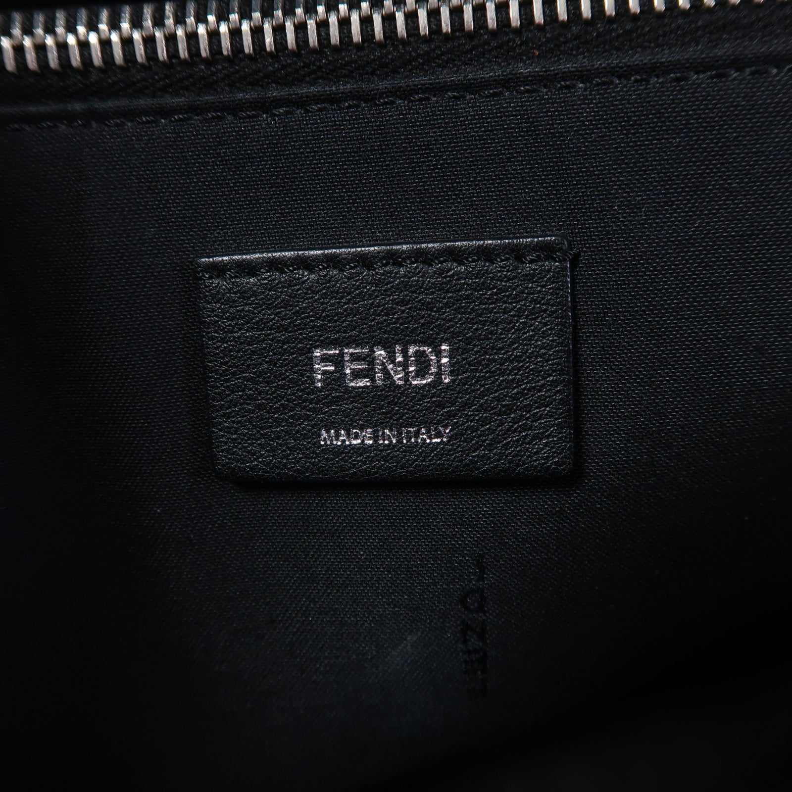 FENDI 牛皮皮革By The Way銀扣手挽肩背兩用袋黑色