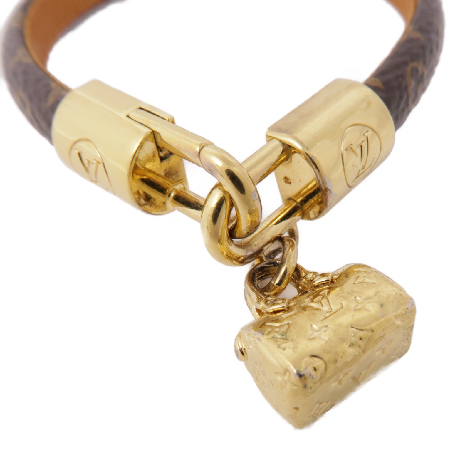LOUIS VUITTON Monogram Bracelet金扣手鐲