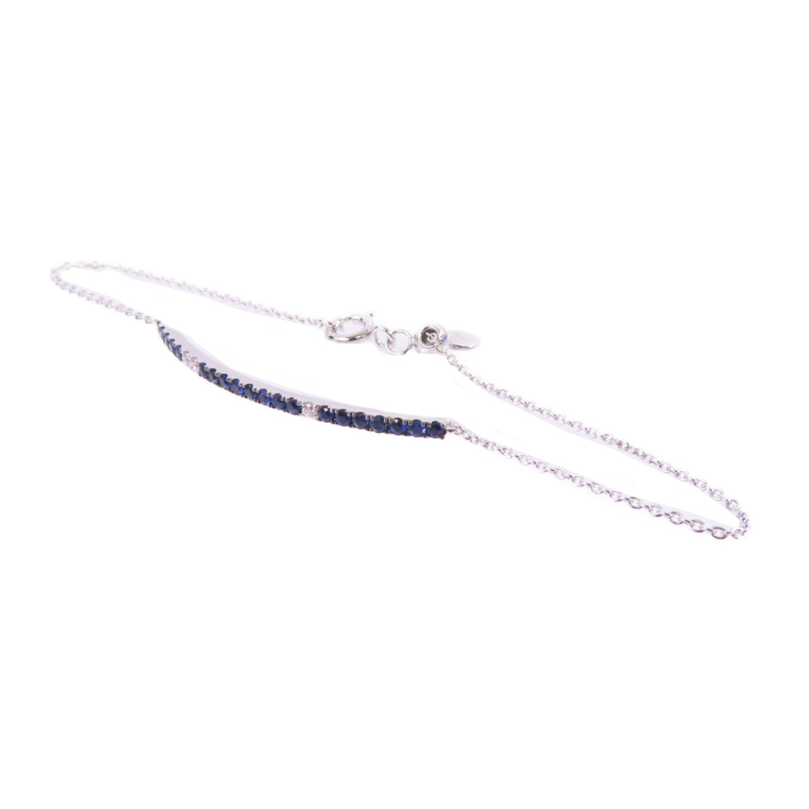 JEWELRY 18K白金/藍色拓帕石Topaz Bracelet手鏈