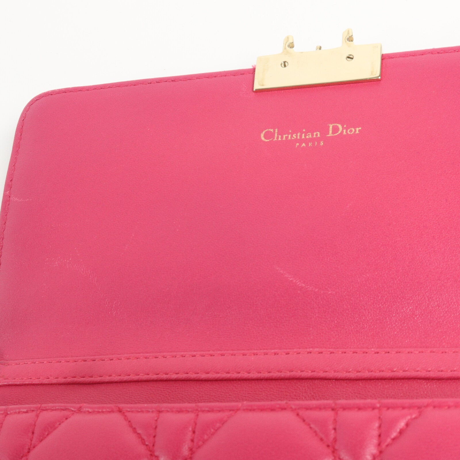 Dior 羊皮皮革Miss Dior Promenade Pouch鏈帶肩背袋
