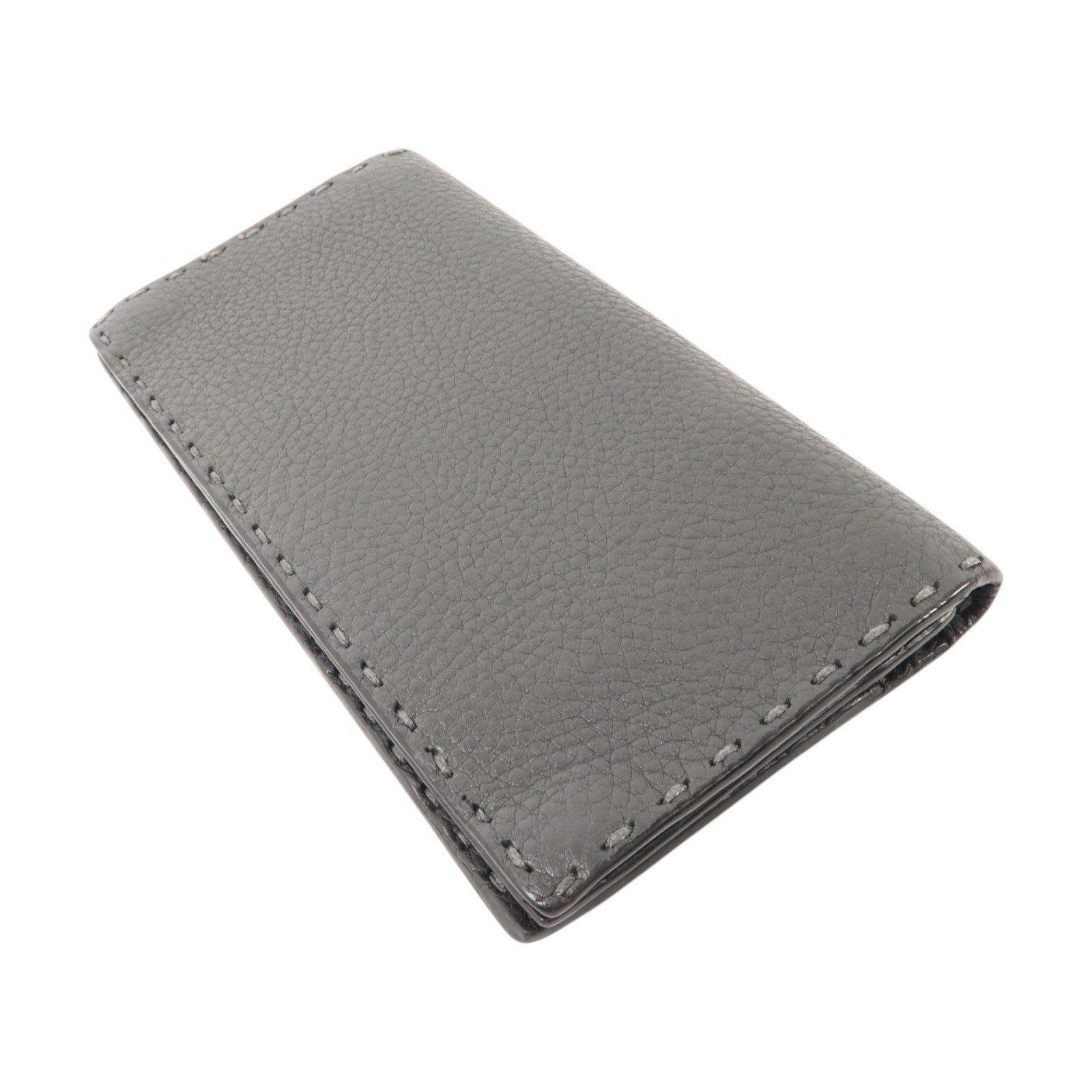 FENDI 牛皮皮革Long Wallet銀扣長錢包
