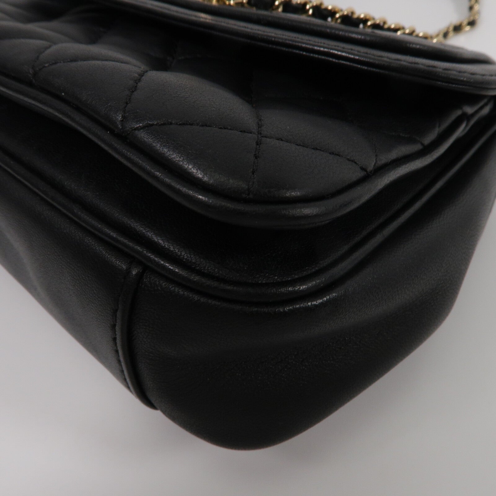 CHANEL 牛皮皮革Shoulder Bag鏈帶肩背袋
