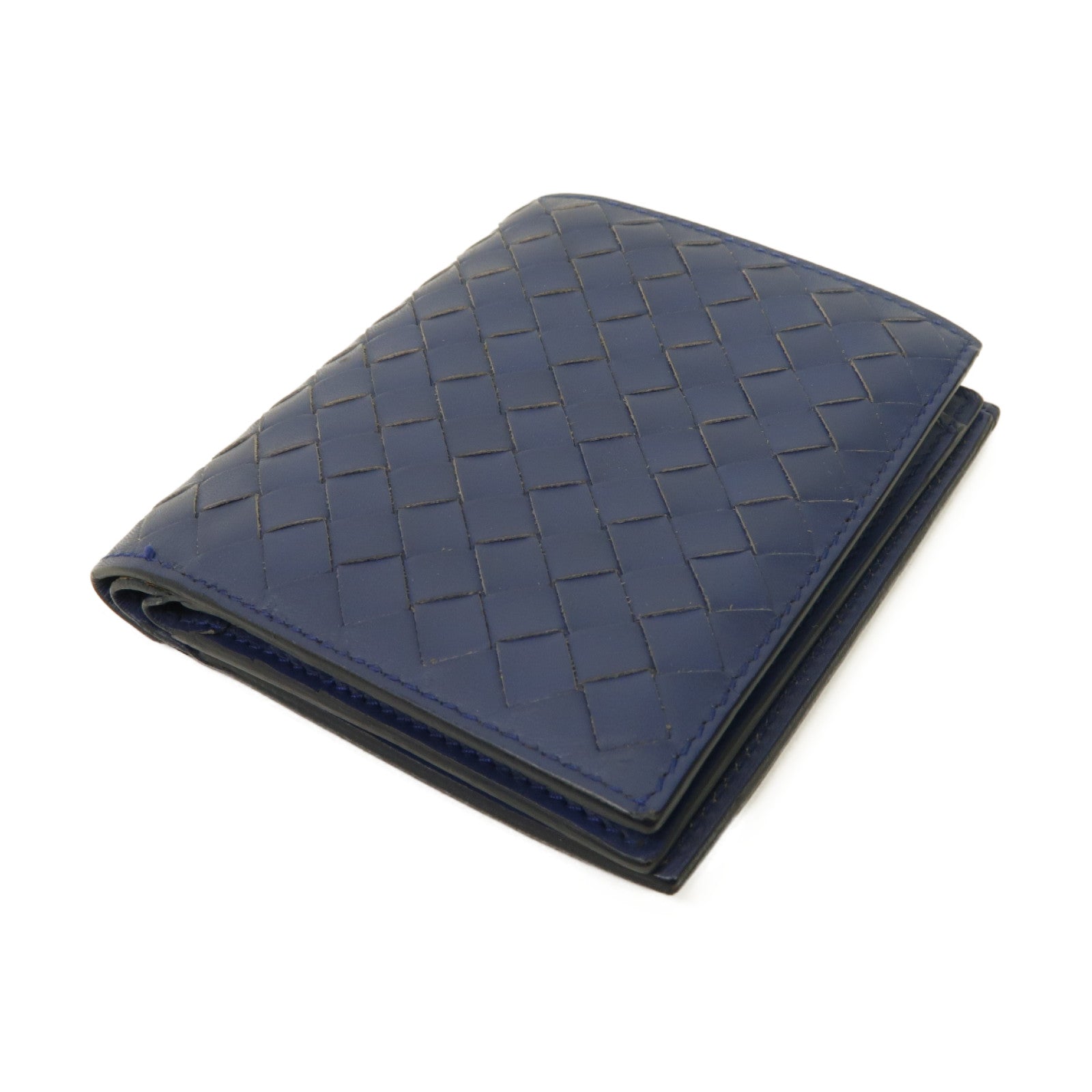 BOTTEGA VENETA 【激減優惠】皮革Wallet錢包藍色