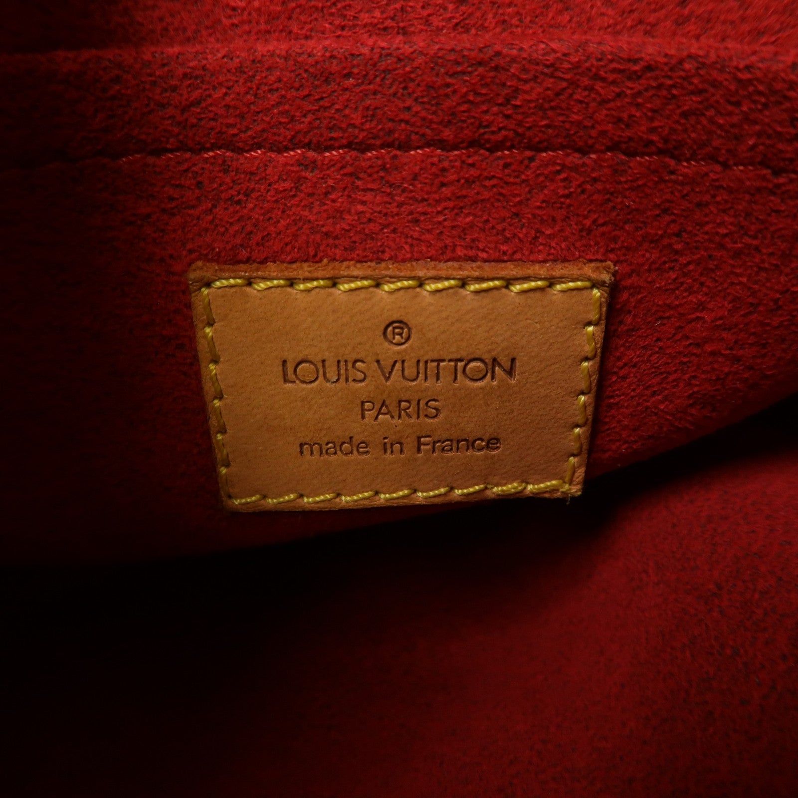 LOUIS VUITTON Monogram Pochette Croissant金扣肩背袋啡色