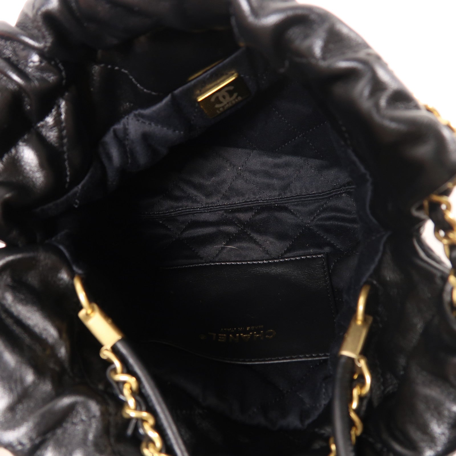 CHANEL 【激減優惠】羊皮皮革Chanel 22 Mini金扣手挽鏈帶肩背兩用袋