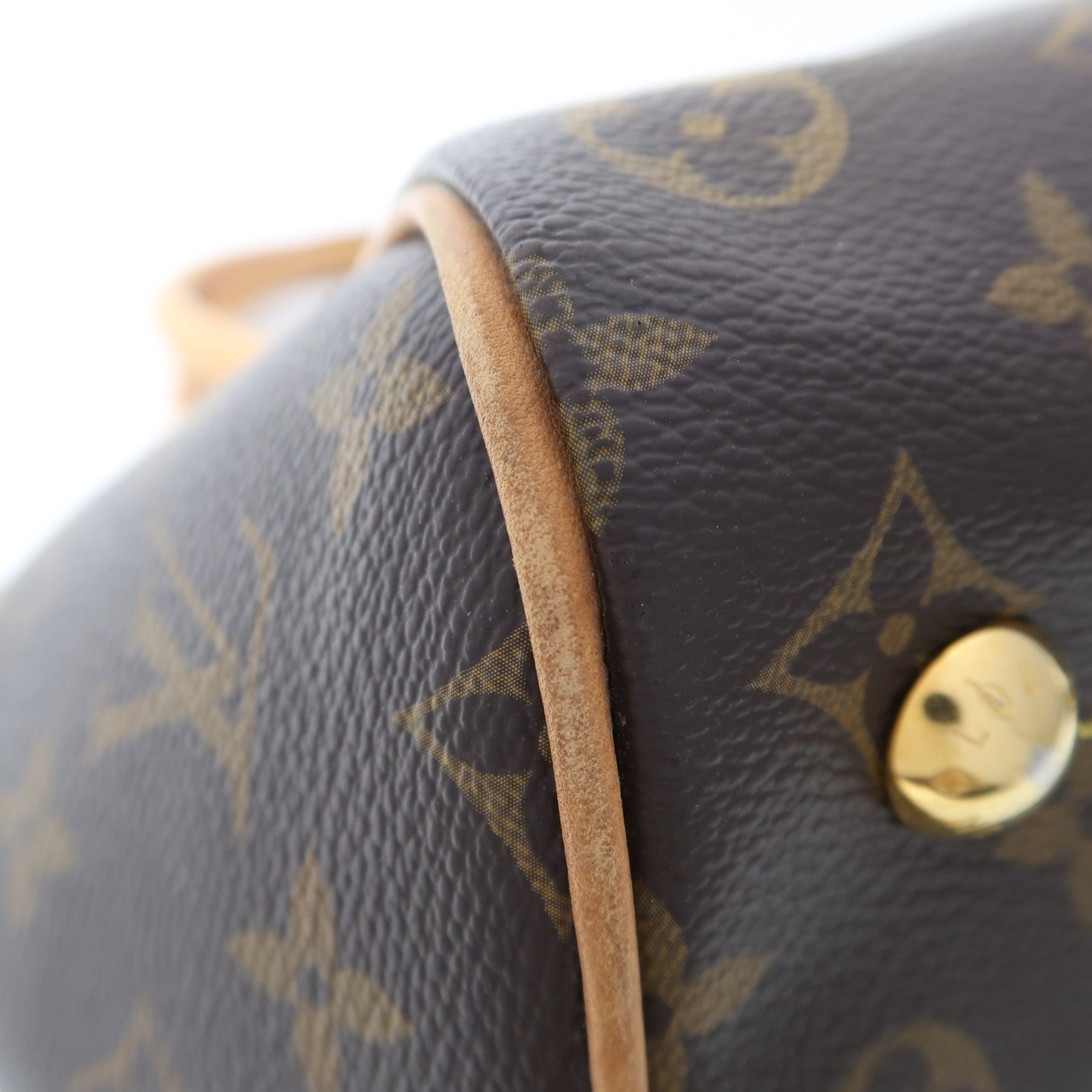 LOUIS VUITTON Monogram Tivoli金扣手挽袋啡色