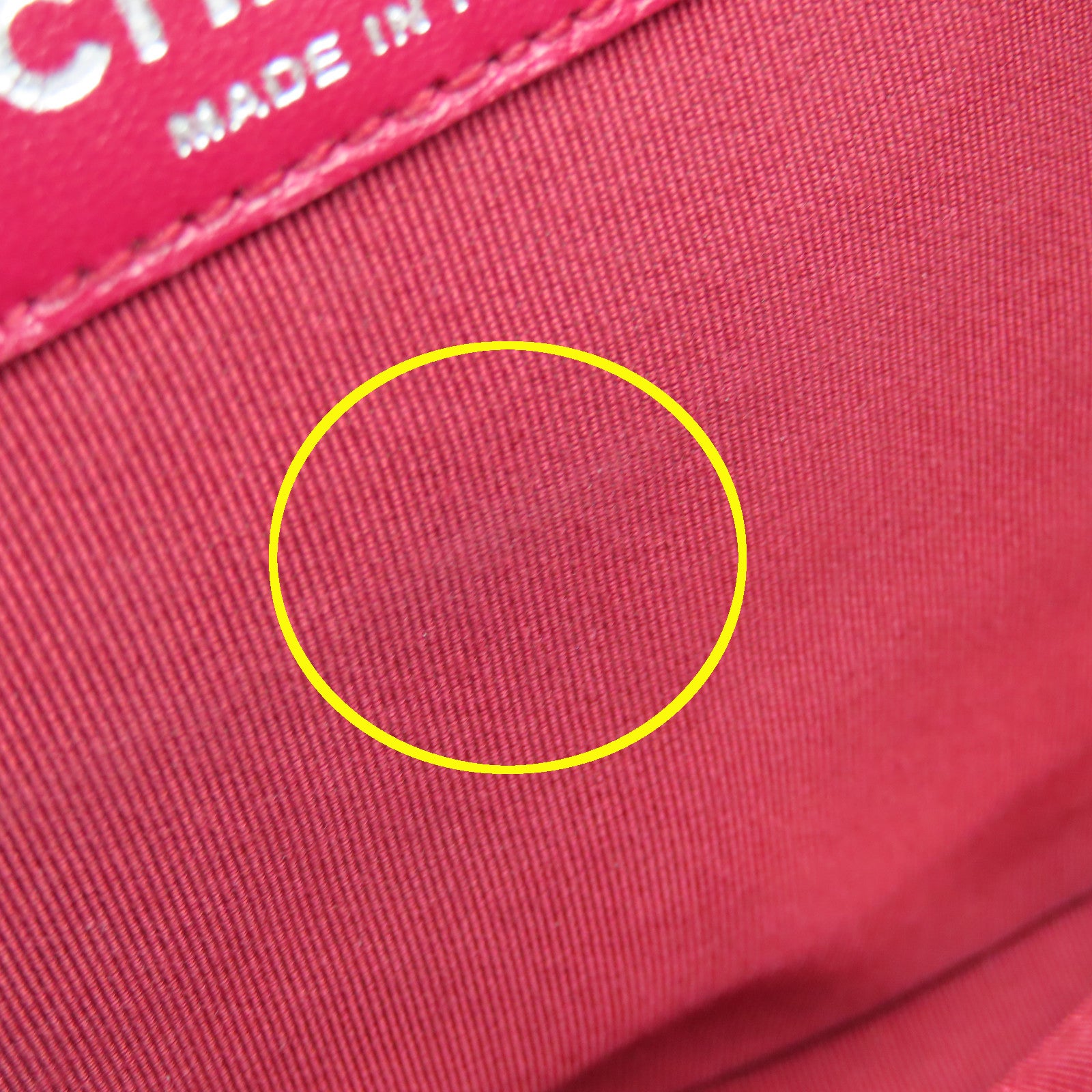 CHANEL 斜紋牛皮皮革Gabrielle金扣鏈帶肩背袋粉紅色