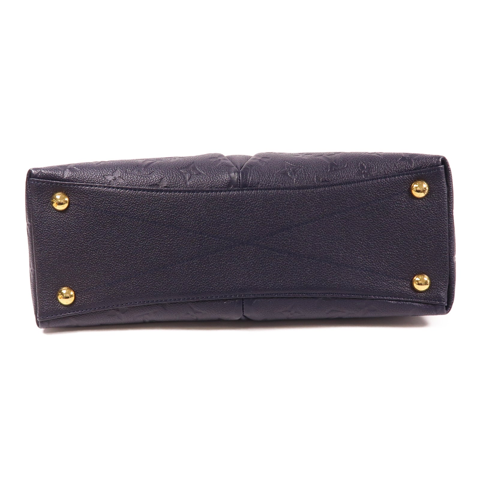 LOUIS VUITTON Monogram Empreinte V Tote MM金扣手挽肩背兩用袋