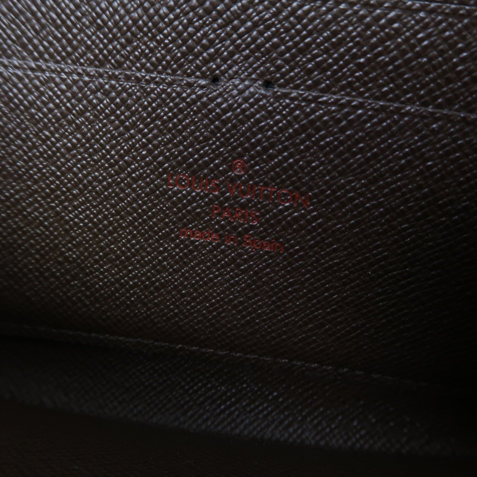 LOUIS VUITTON Damier Long Wallet金扣長錢包啡色