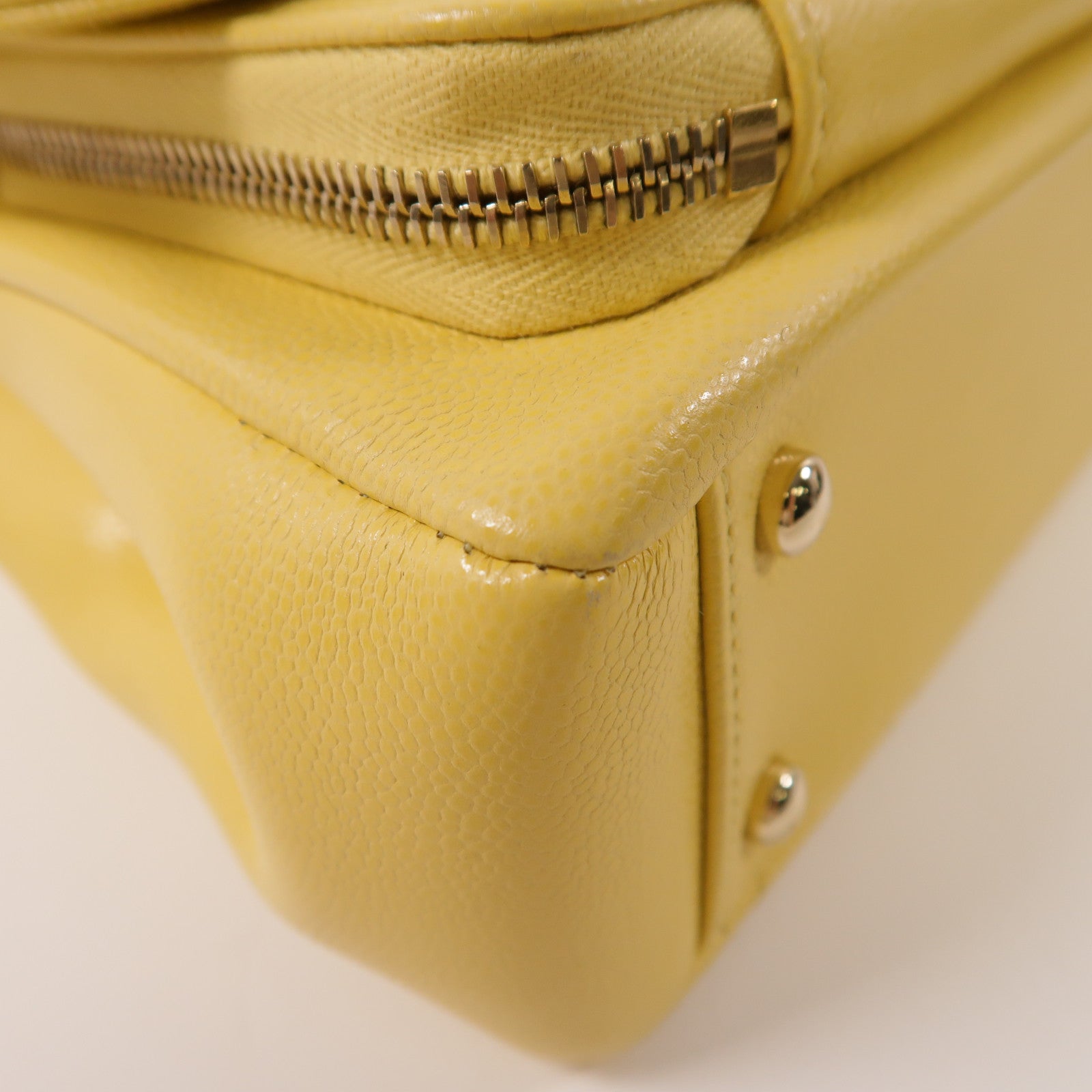 CHANEL 牛皮皮革2way Chain Shoulder Bag金扣鏈帶手挽肩背兩用袋