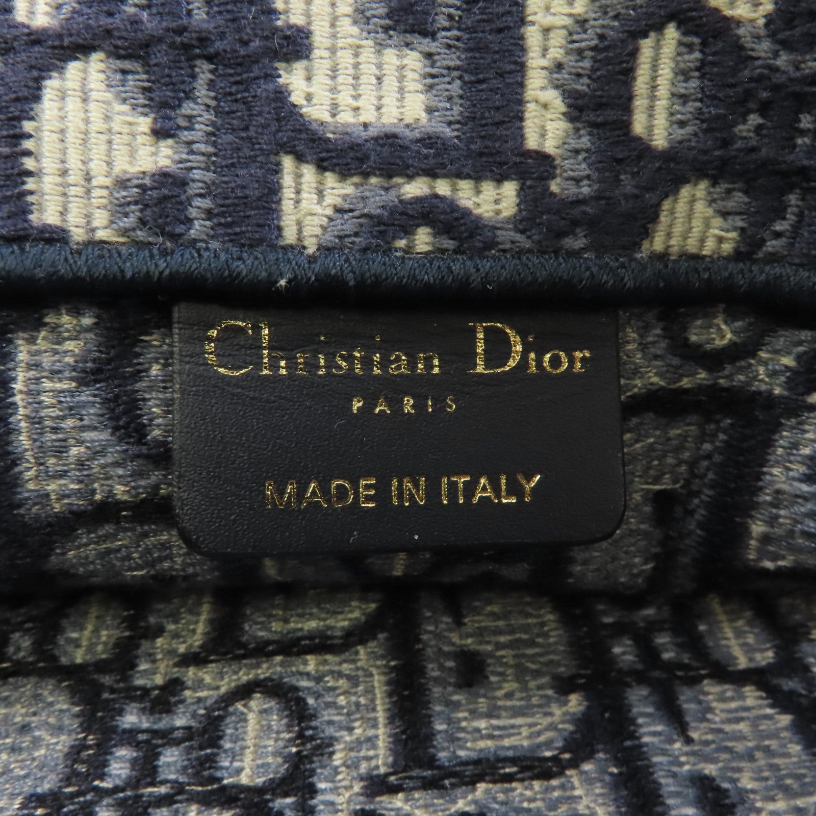 Dior 帆布Book Tote Bag手挽袋藍色