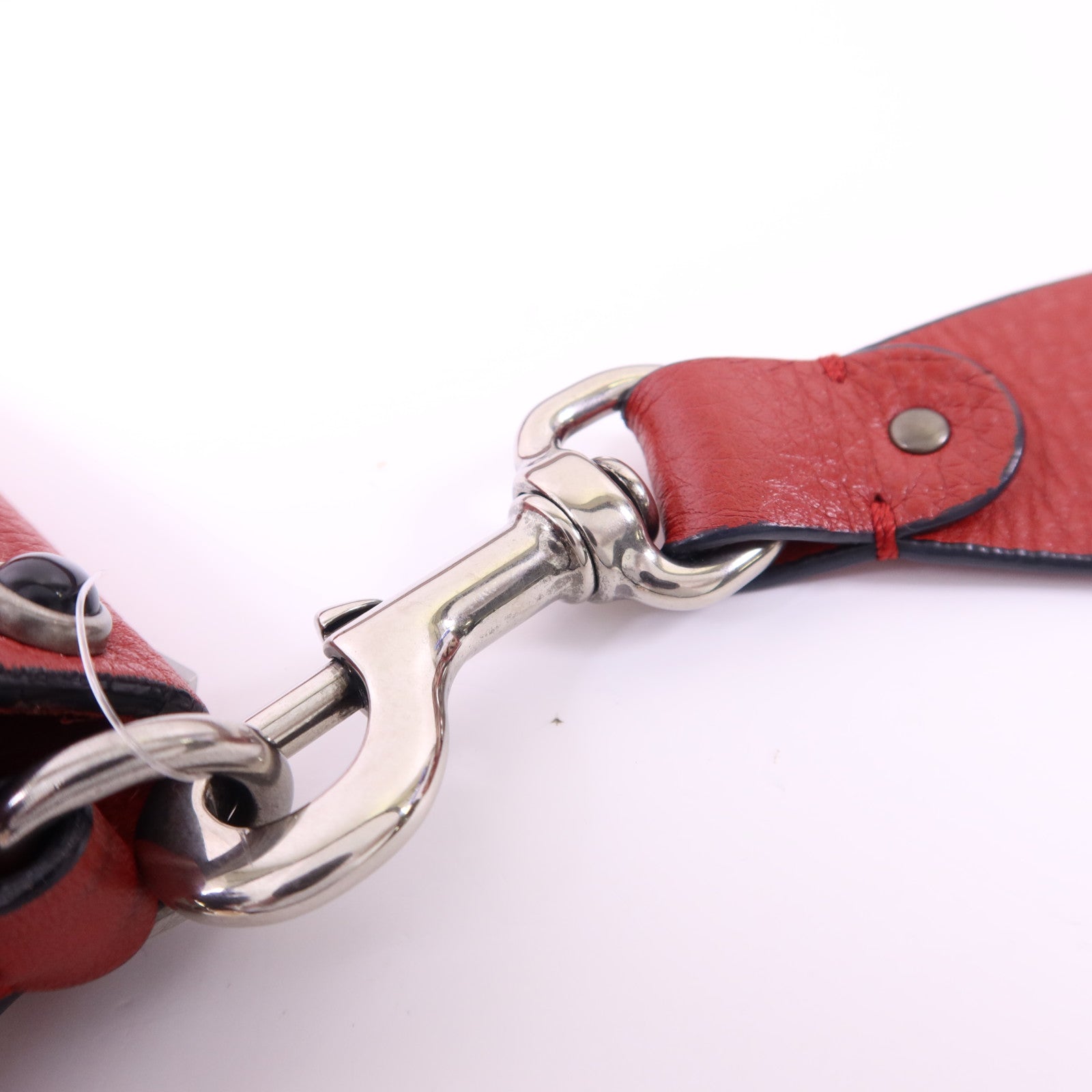 Valentino 牛皮皮革Shoulder Bag銀扣肩背袋