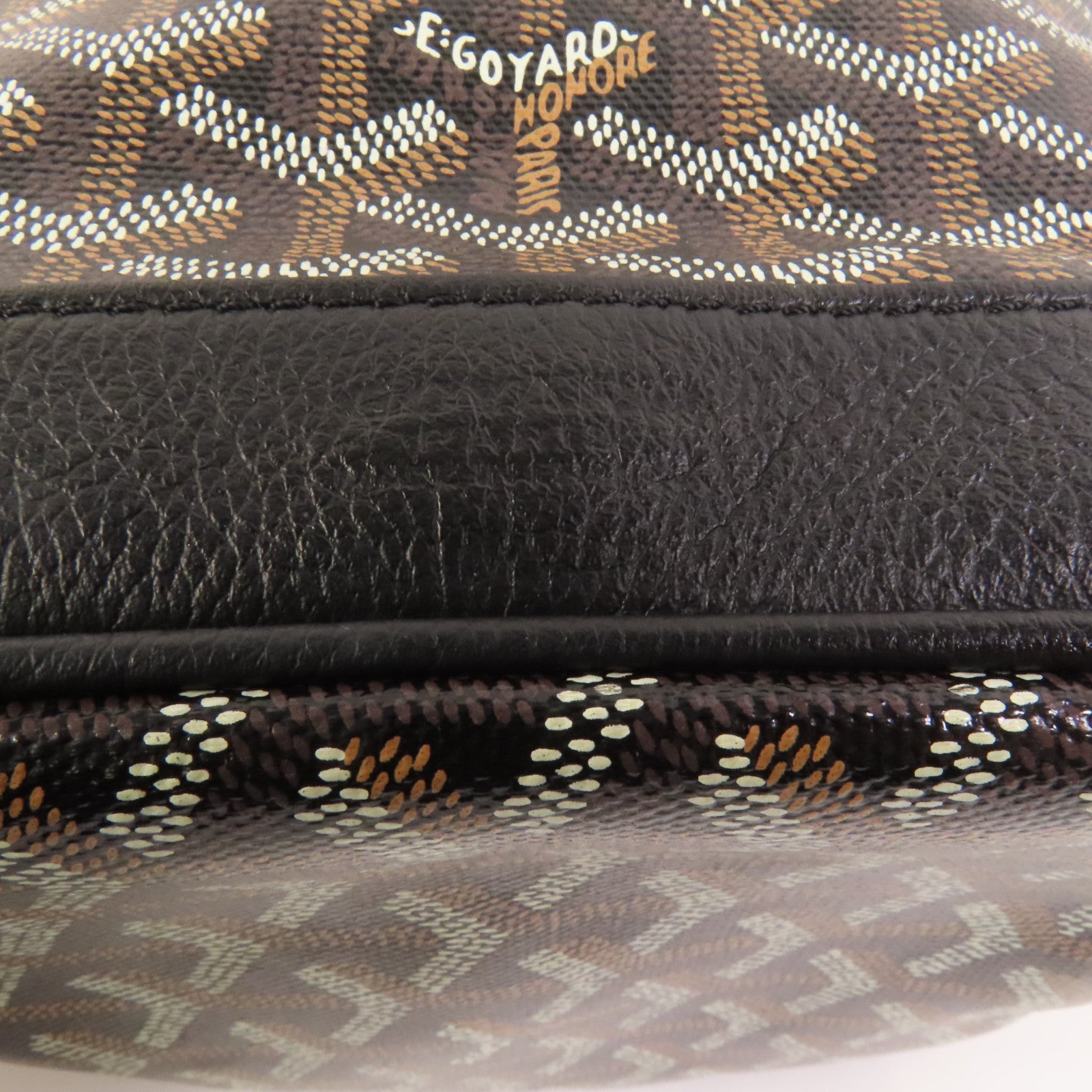 GOYARD 【激減優惠】塗層帆布Petit Flot PM Bucket Bag銀扣肩背袋
