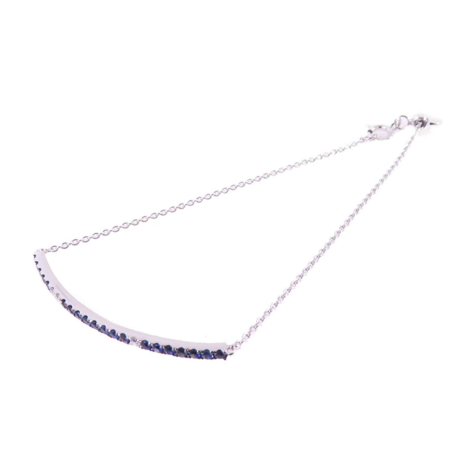 JEWELRY 18K白金/藍色拓帕石Topaz Bracelet手鏈