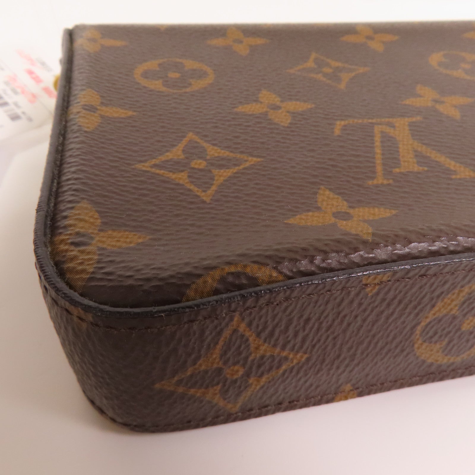 LOUIS VUITTON Monogram Felicie Pochette金扣鏈帶肩背袋