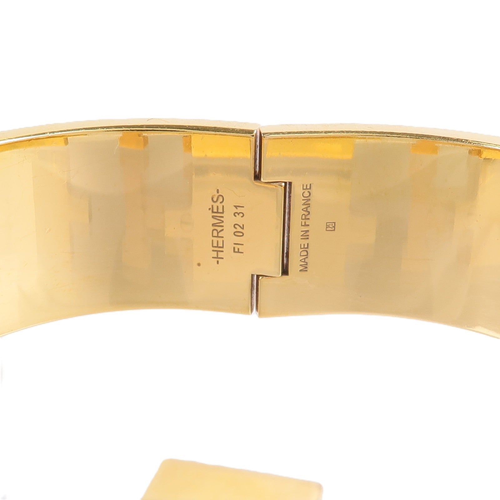 HERMES 金屬/琺瑯Clic-Clac H Bracelet手鐲