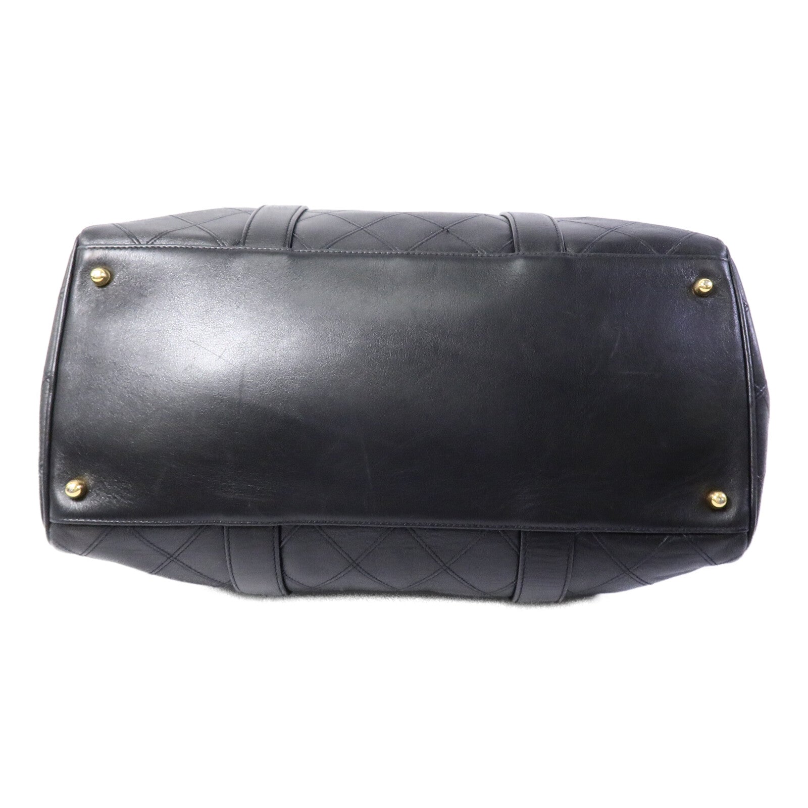 CHANEL 牛皮皮革Vintage Boston Bag手挽肩背兩用袋