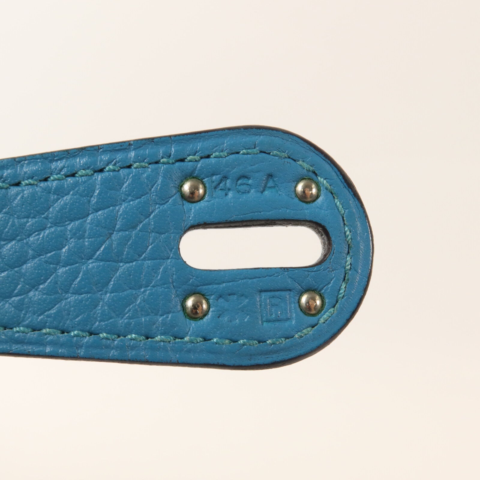 HERMES Clemence皮革Lindy 26手挽肩背兩用袋Colvert/Turquoise