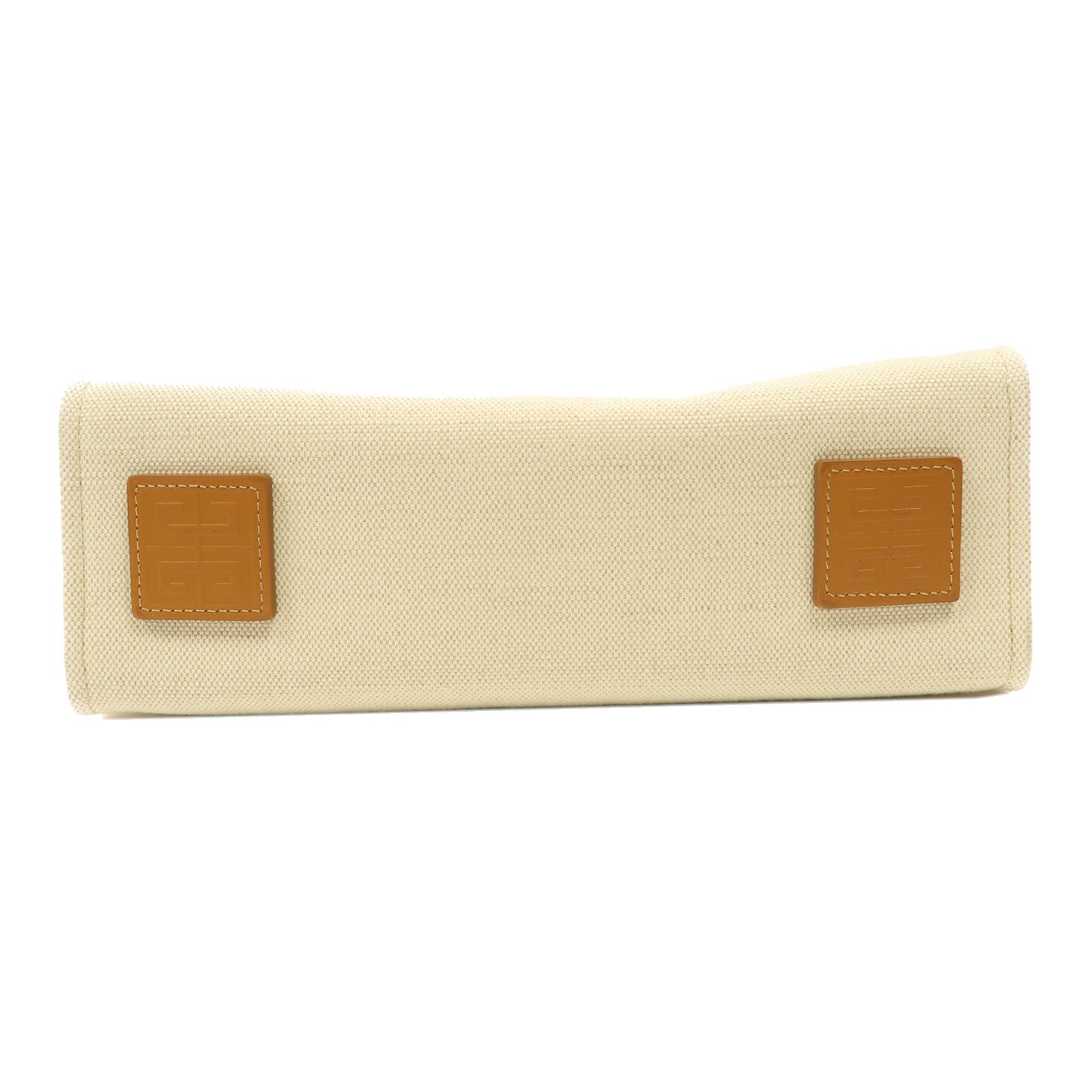 GIVENCHY 【激減優惠】帆布Small G-Tote金扣手挽肩背兩用袋米色/啡色