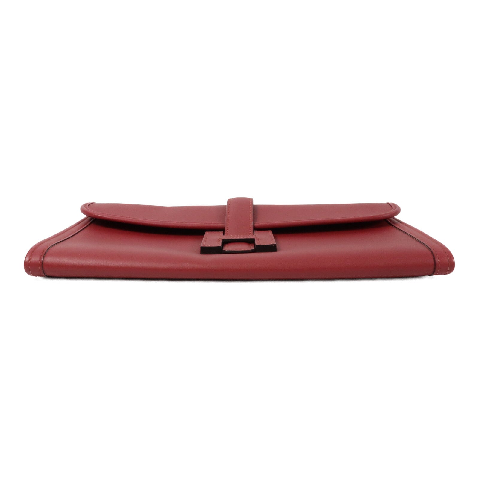 HERMES Swift皮革Jige Elan 29 Clutch手拿包Rouge Grenat