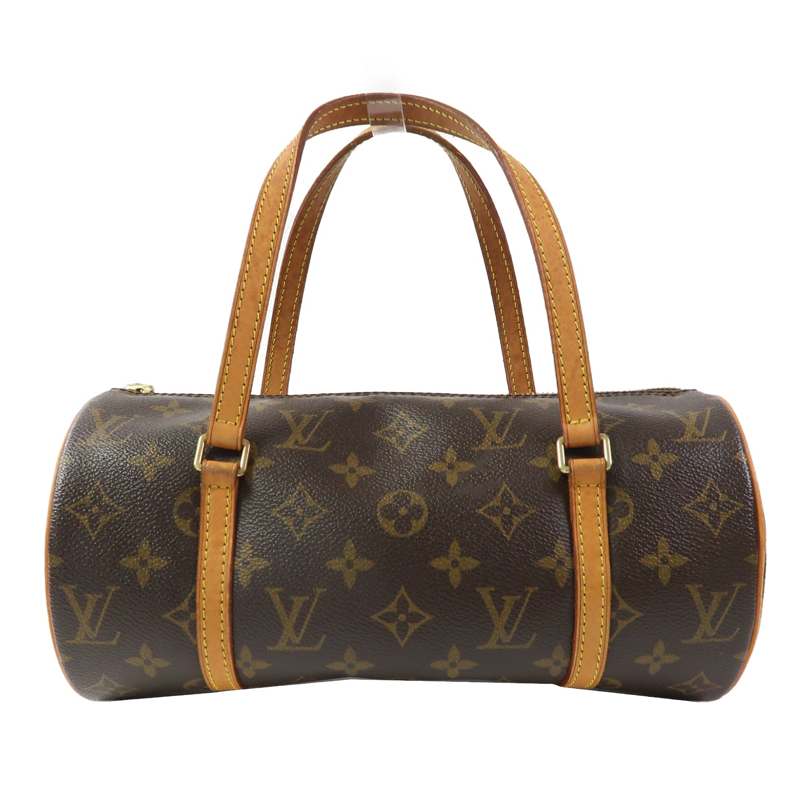 LOUIS VUITTON Monogram Papillon PM金扣肩背袋啡色