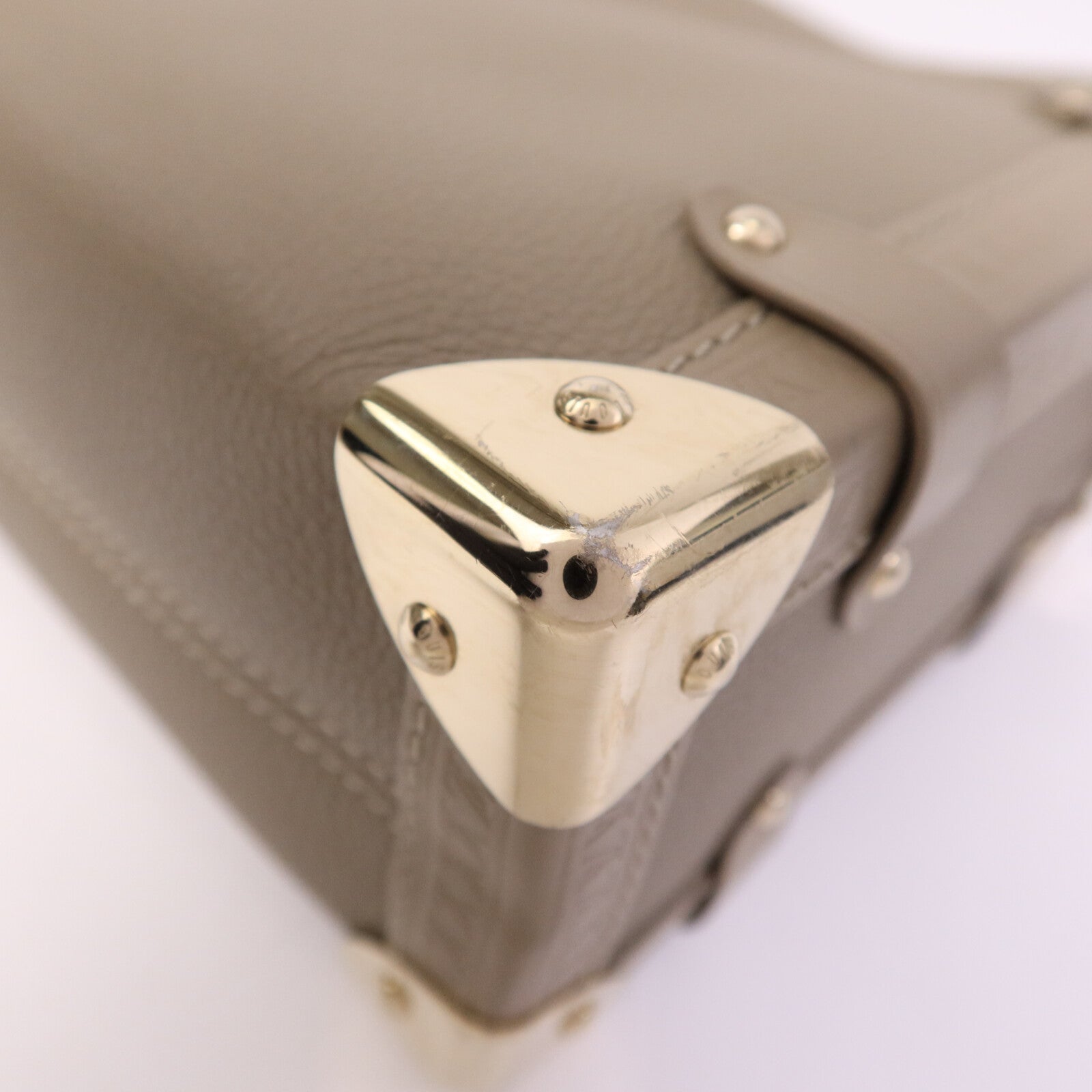 LOUIS VUITTON 【激減優惠】牛皮皮革Side Trunk MM金扣肩背袋