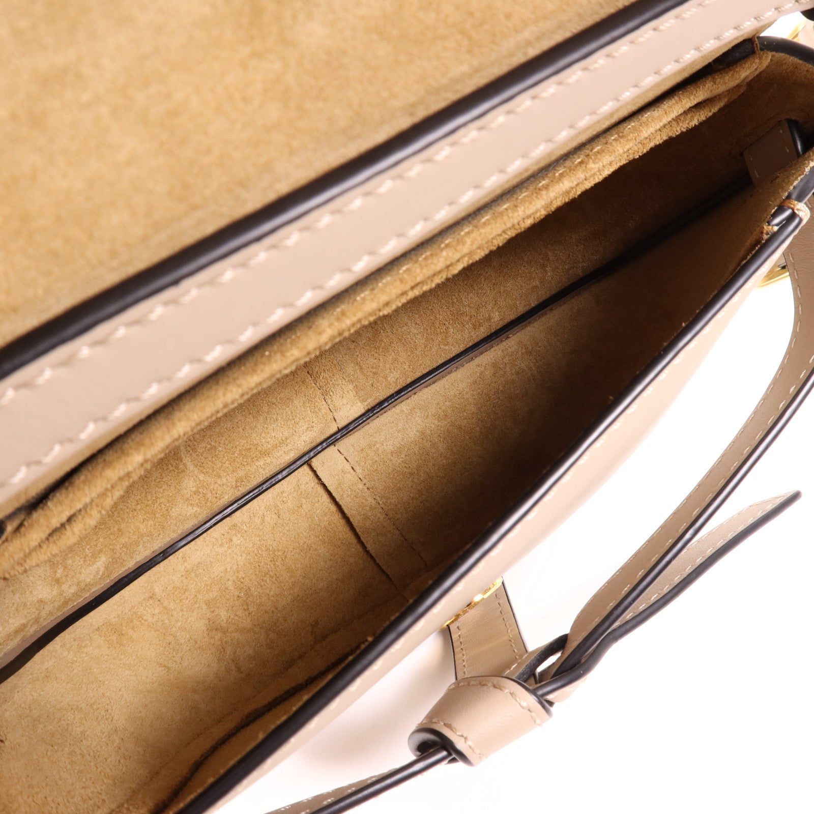 LOEWE 牛皮皮革Mini Gate金肩背袋