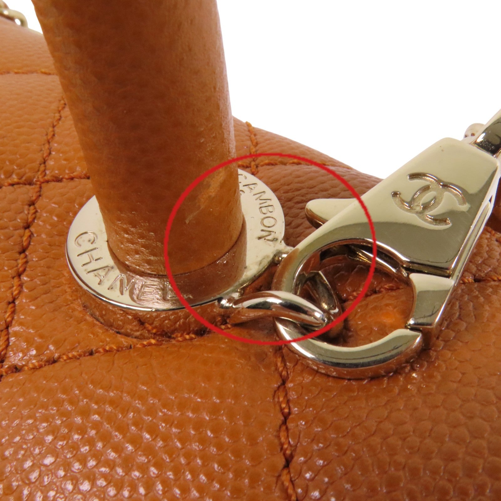 CHANEL 牛皮皮革CoCo Handle金扣手挽肩背兩用袋