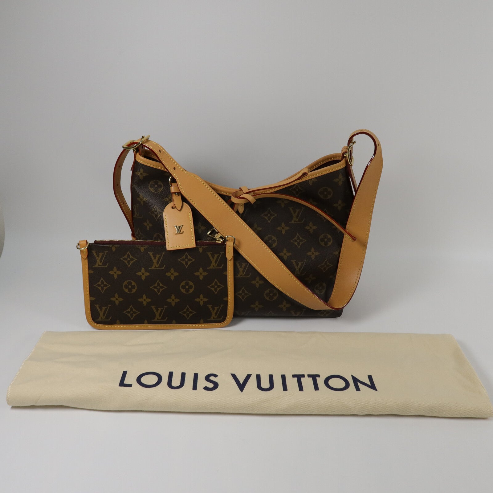 LOUIS VUITTON Monogram CarryAll PM肩背袋