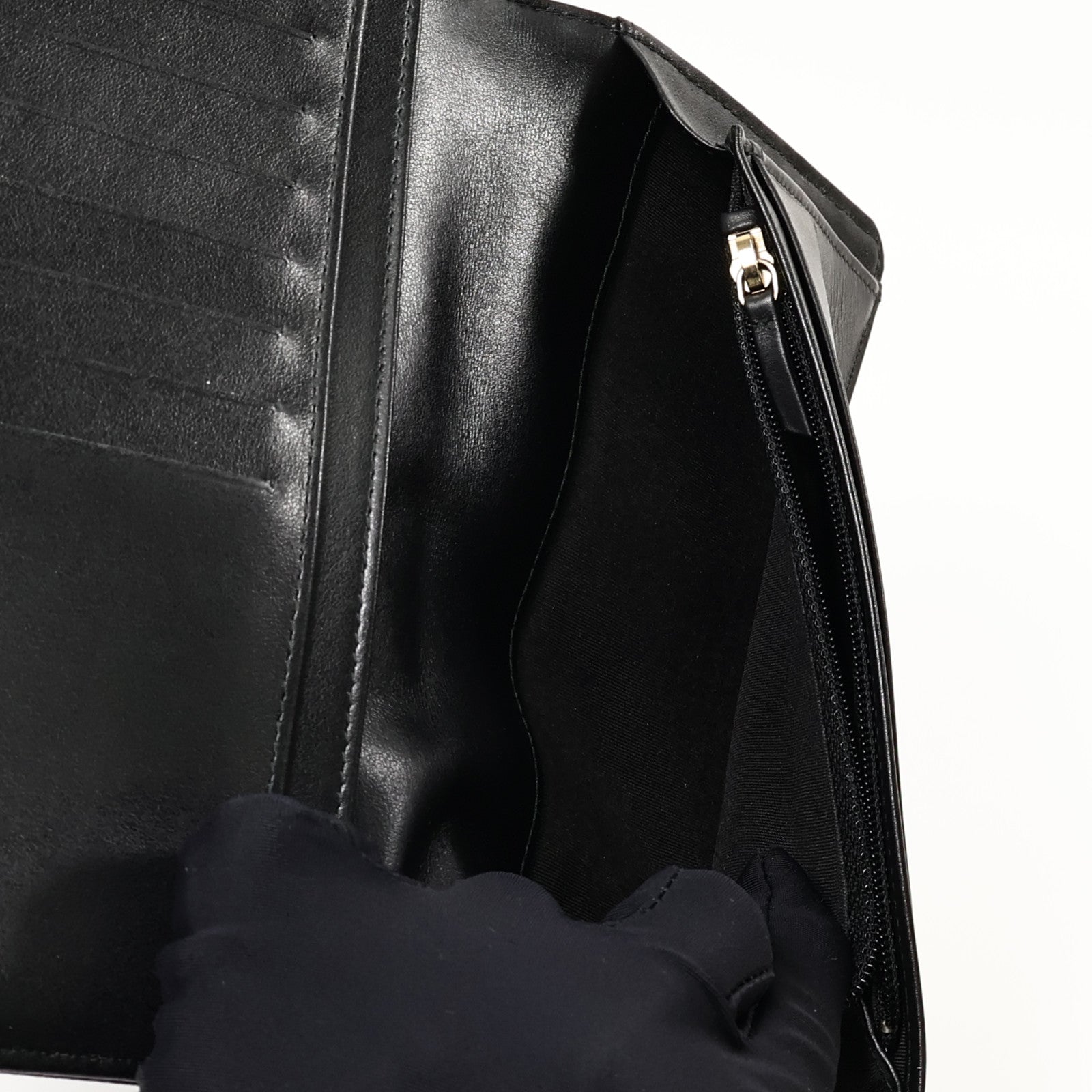 CHANEL 牛皮皮革Boy Chanel Long Wallet