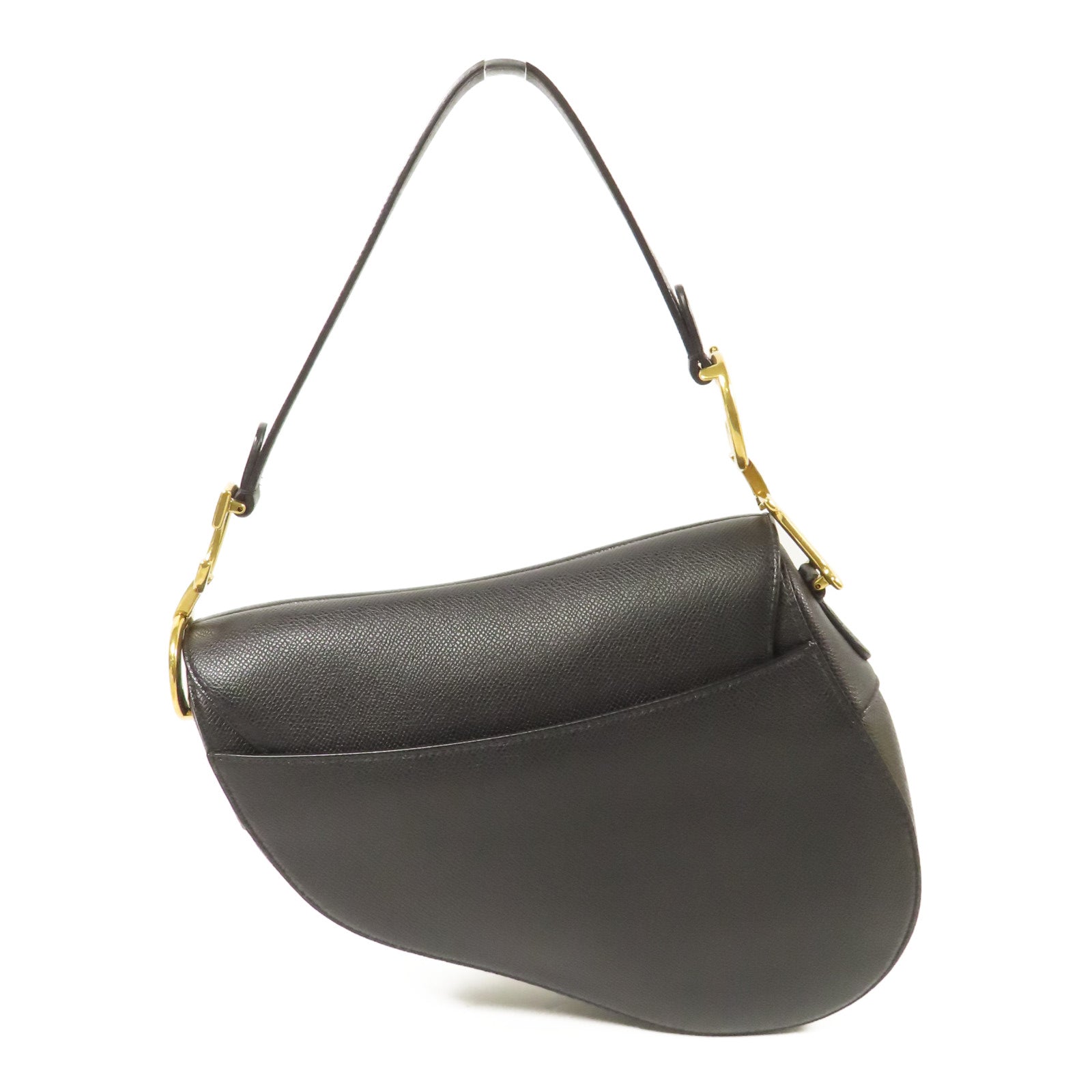 Dior 牛皮皮革Saddle金扣肩背袋
