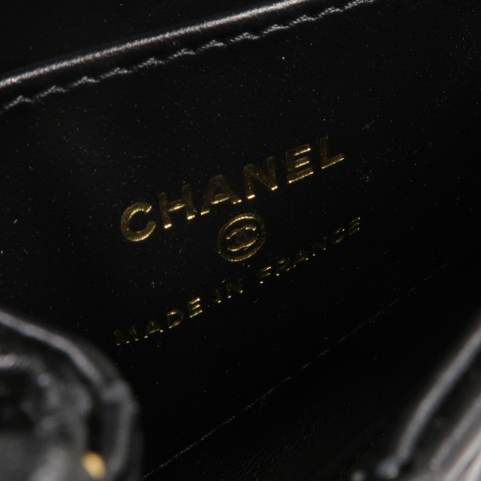 CHANEL 牛皮皮革Kelly Nano金扣手挽肩背兩用袋