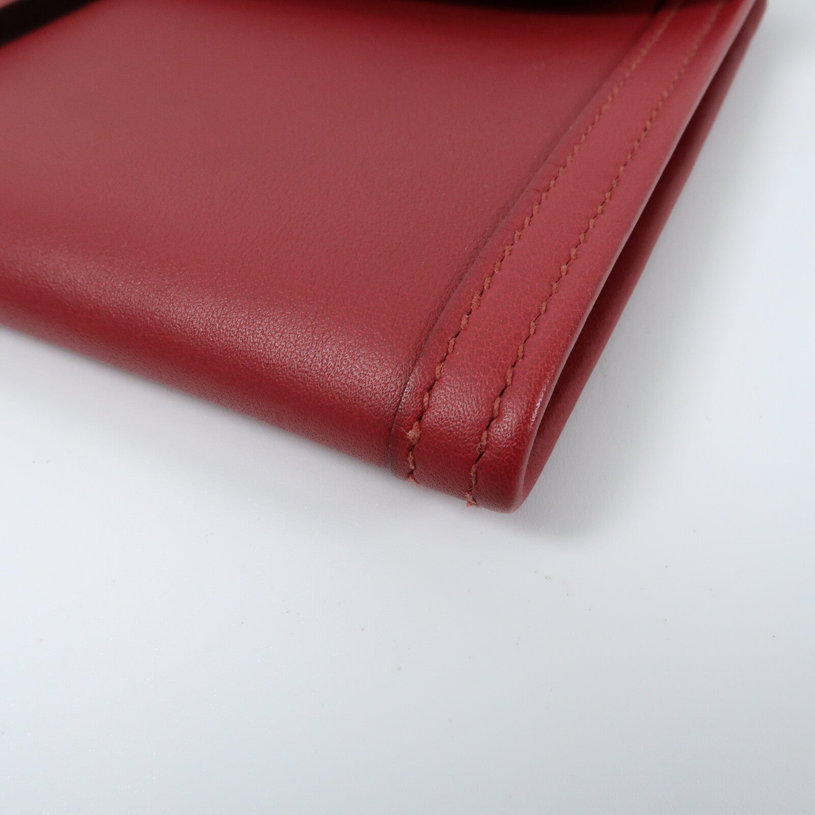 HERMES Swift皮革Jige Elan 29 Clutch手拿包Rouge Grenat