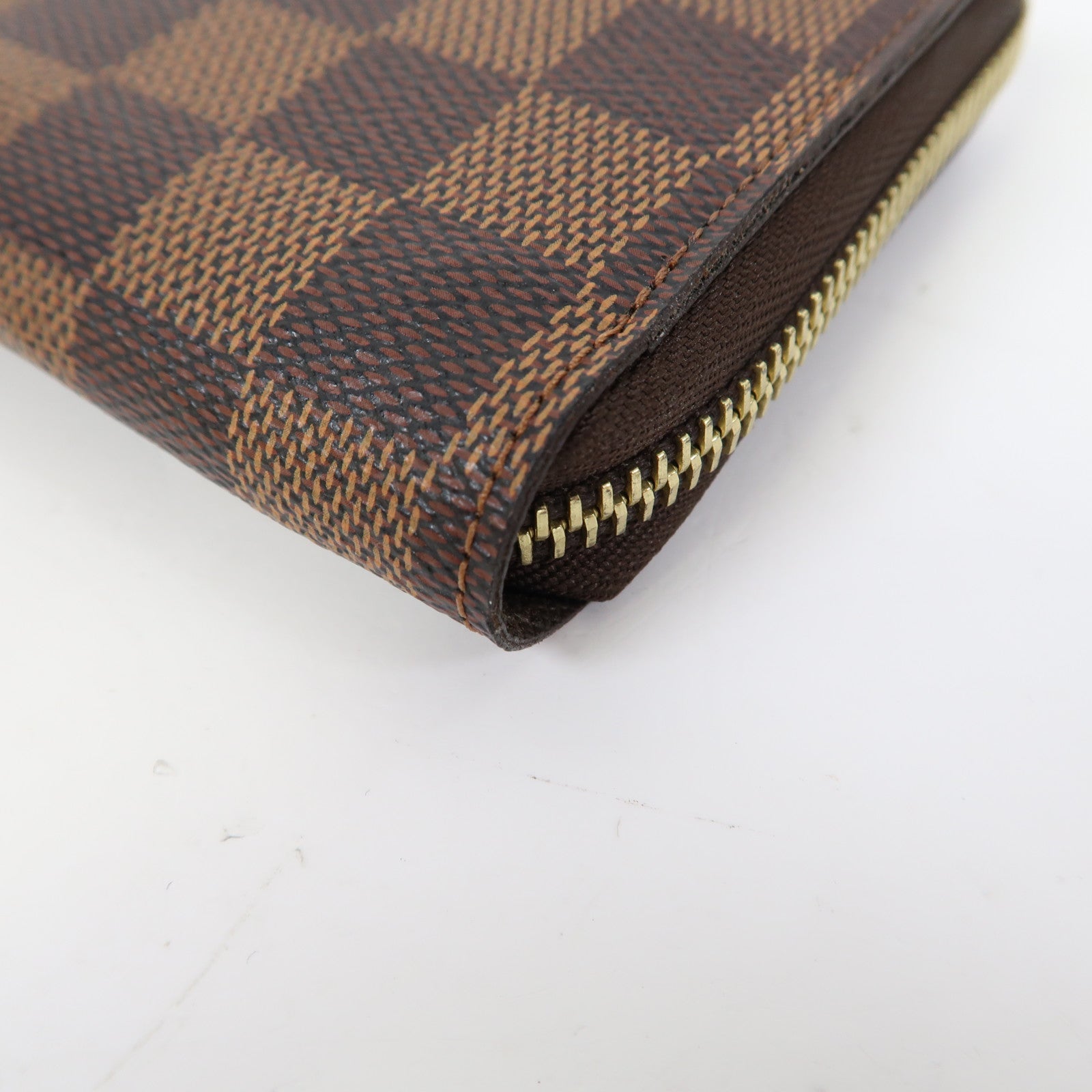 LOUIS VUITTON Damier Long Wallet金扣長錢包啡色