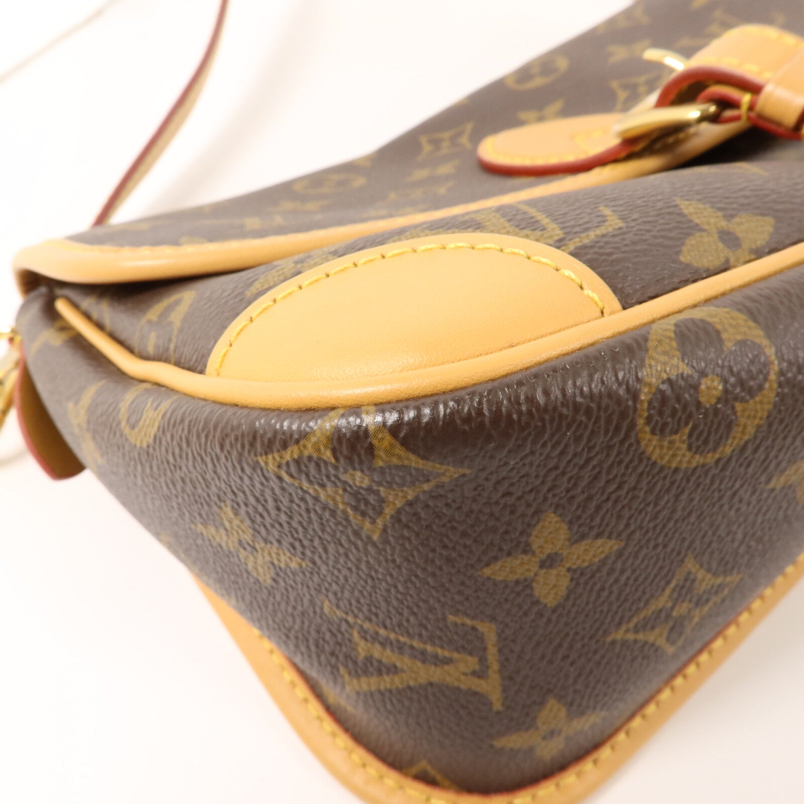 LOUIS VUITTON Monogram Diane金扣手挽肩背兩用袋