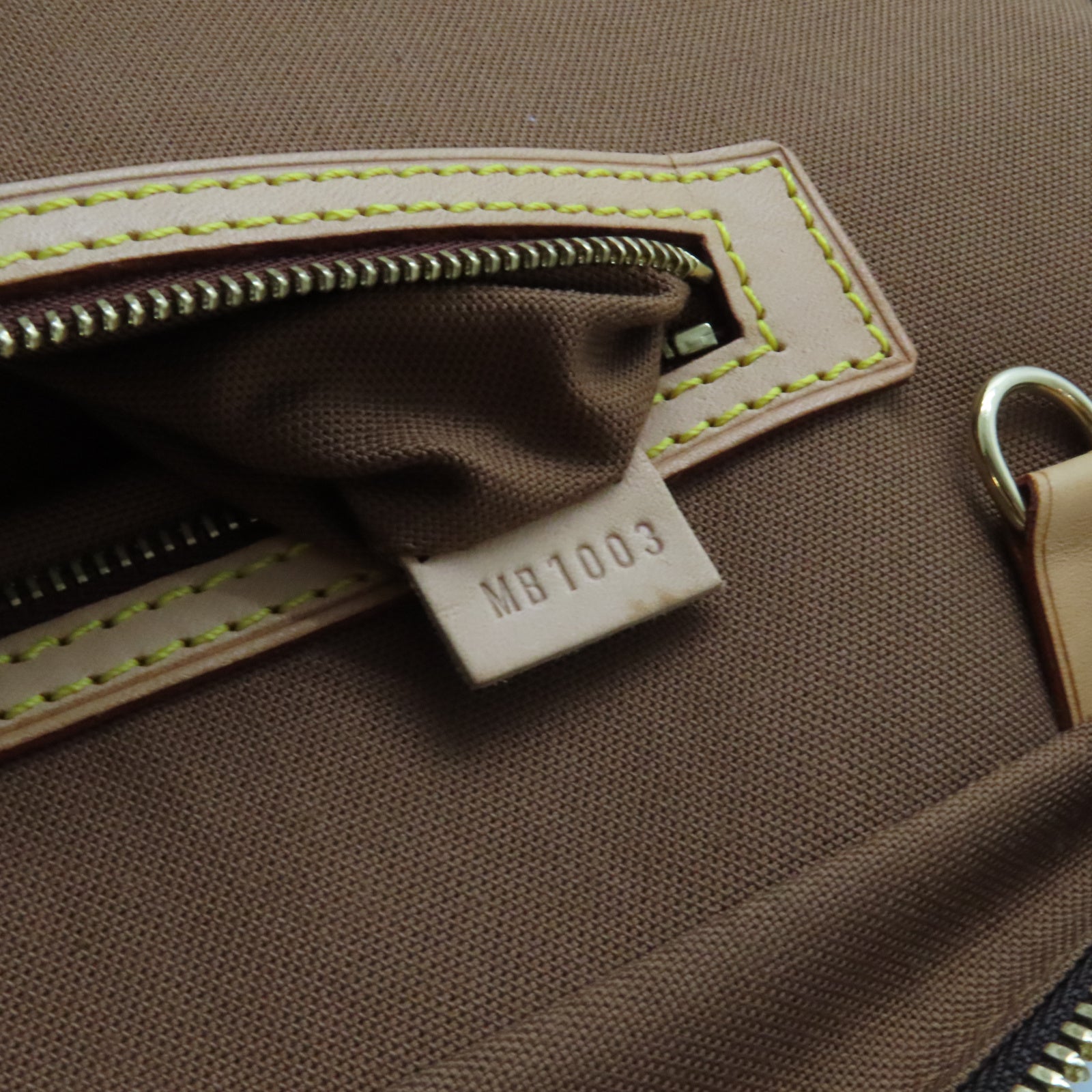 LOUIS VUITTON Monogram Porte-Documents Pega 金扣手挽袋啡色