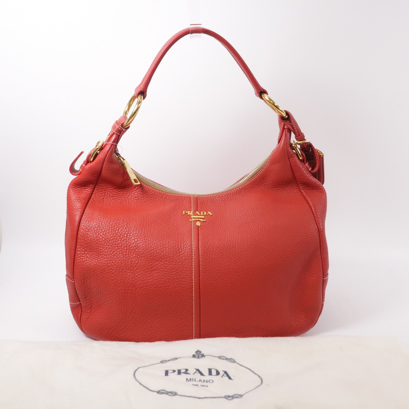 PRADA 牛皮皮革Tote Bag手挽袋
