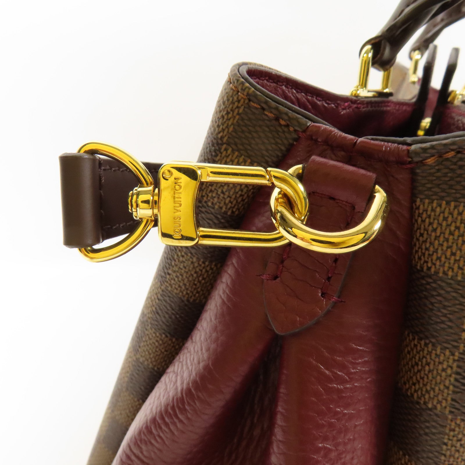 LOUIS VUITTON 【激減優惠】Damier Brittany金扣手挽肩背兩用袋